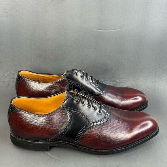 Vintage Johnston & Murphy Addison Mens Golf Shoes Classics size 15 - Picture 1 of 9